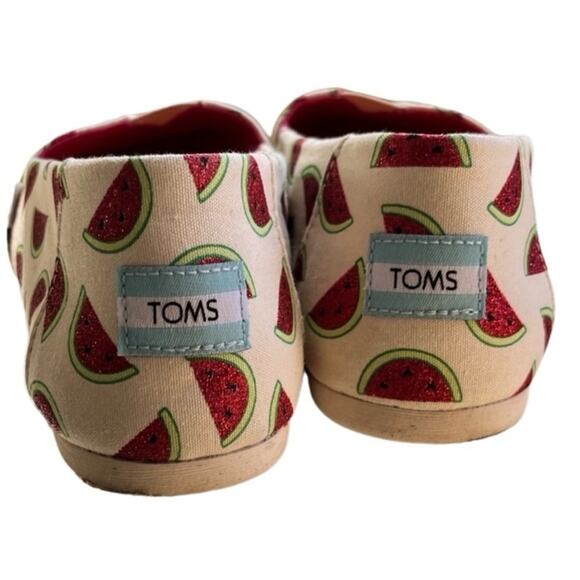 TOMS Sparkling Watermelon Slip On Alpargatas Size US 10 / Euro 42, Pre-owned - Picture 13 of 16